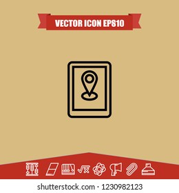 Location icon vector