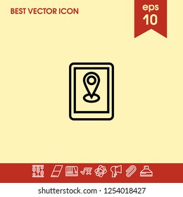Location icon vector