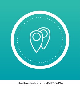 Location icon vector