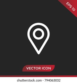 Location icon vector
