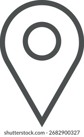 Ilustración de Arte vectorial de icono de ubicación 
