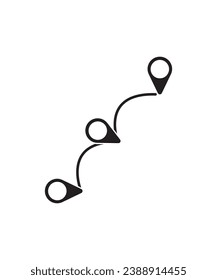 icono de ubicación, mejor icono plano del vector.