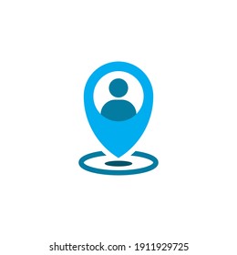 location icon vector building love design