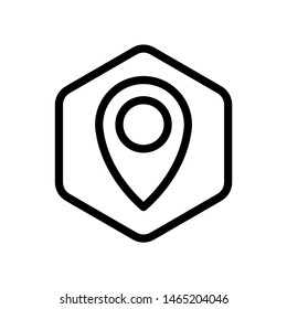 Location icon vector for business, digital, web and print
