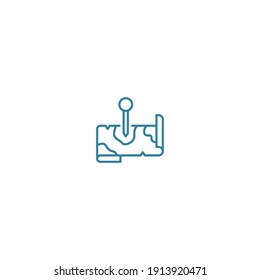 location icon with vector color, place, web, search, mark, clean, line, isolated, editable, line, agency, simple