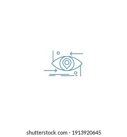 icono de ubicación con color vectorial, lugar, web, búsqueda, marca, limpia, línea, aislado, editable, línea, agencia, simple