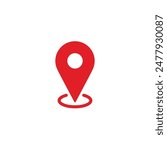 Location icon vector. EPS 10 editable vector