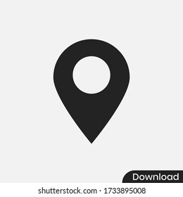Icono de ubicación eps 10