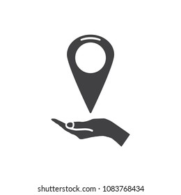 Location Icon Vector flat design style