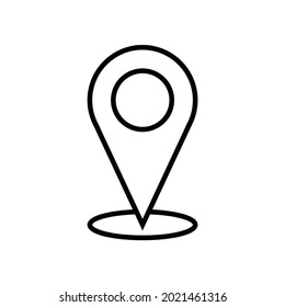 Location Icon Vector flat design 