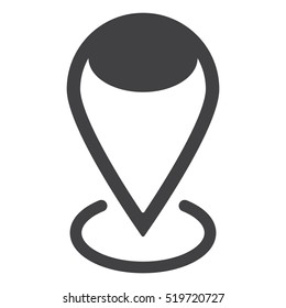 Location Icon Vector flat design style