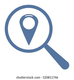 Location Icon Vector flat design style