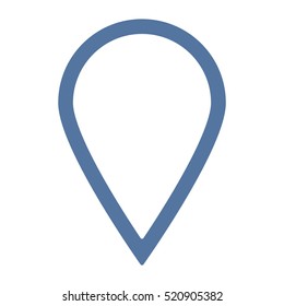 Location Icon Vector flat design style