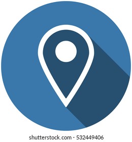 Location Icon Vector flat design style