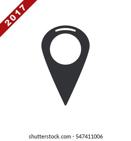 Location Icon Vector flat design style
