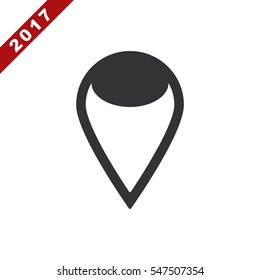 Location Icon Vector flat design style