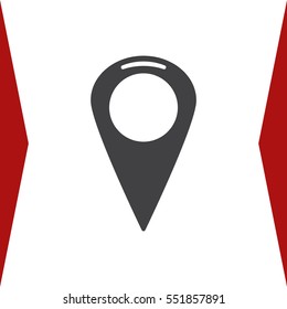 Location Icon Vector flat design style