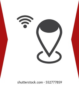 Location Icon Vector flat design style