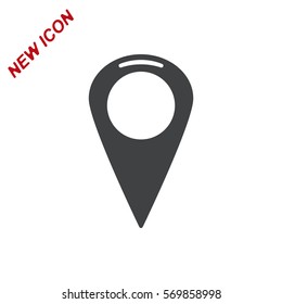 Location Icon Vector flat design style