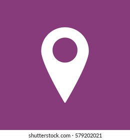 Location Icon Vector flat design style