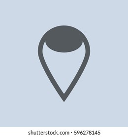 Location Icon Vector flat design style