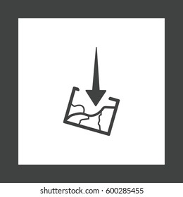 Location Icon Vector flat design style