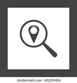 Location Icon Vector flat design style