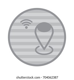 Location Icon Vector flat design style