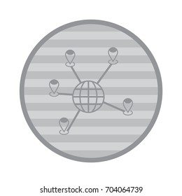 Location Icon Vector flat design style