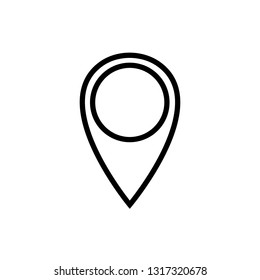 	
Location icon vector. Flat icon Location Marker symbol illustration