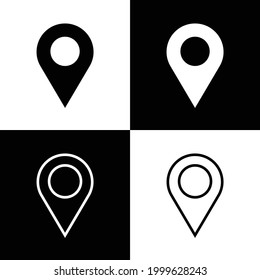 location icon in vector format, gps icon