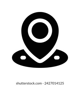 location icon. vector glyph icon for your website, mobile, presentation, and logo design.
