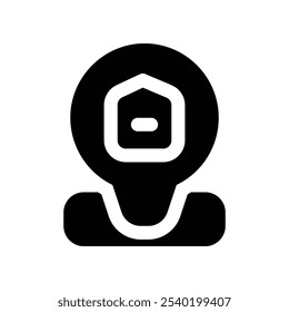 location icon. vector glyph icon for your website, mobile, presentation, and logo design.