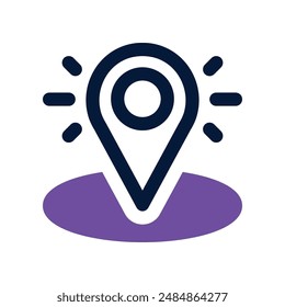 location icon. vector glyphicon for your website, mobile, presentation, and logo design.