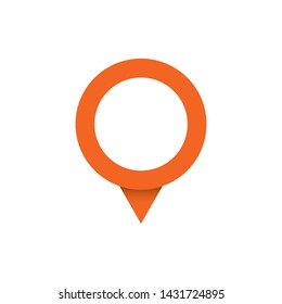 Location icon. Vector icon. Gps position, map pin symbol.