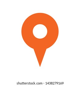 Location icon. Vector icon. Gps position, map pin symbol.