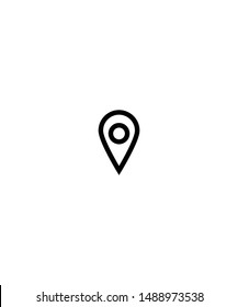 Location icon vector. Gps symbol. Finder and pointer icon vector. Modern style icon for mobile apps and website.