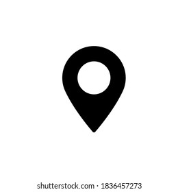 Vector de icono de ubicación para diseño gráfico