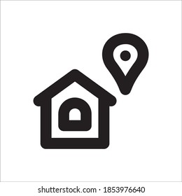 Location Icon - Vector Illustration .