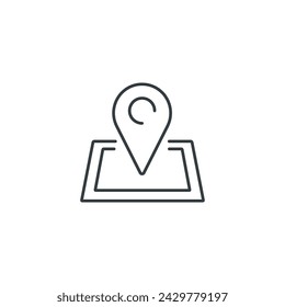Location icon, Location vector illustration