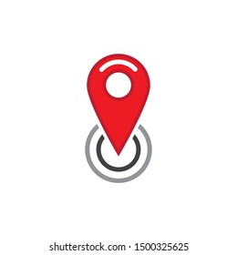 location icon Vector Illustration design Logo template