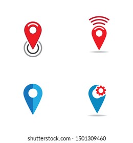 location icon Vector Illustration design Logo template