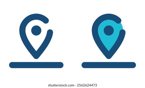 Location icon. Vector illustration element