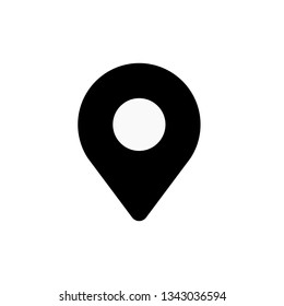 Location icon, vector illustration. Flat design style. vector location icon illustration isolated on white background, location icon Eps10. location icons graphic design vector symbols.