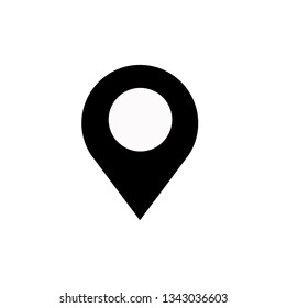 Location icon, vector illustration. Flat design style. vector location icon illustration isolated on white background, location icon Eps10. location icons graphic design vector symbols.