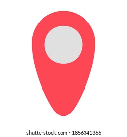 Location icon vector illustration in flat style for any projects, use for website mobile app presentation