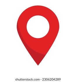 ilustración vectorial de icono de ubicación, gps, icono para aplicación, web