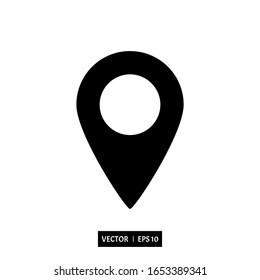 location icon vector illustration logo template for many purpose. Isolated on white background.
