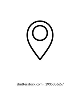 Location icon vector illustration logo template for many purpose. Isolated on white background.