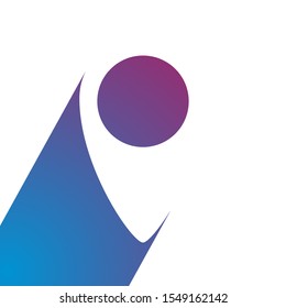 Location icon vector illustration. Map pin symbol in flat style. Gps sign with gradient blue shadow on white background. Navigation marker design. Final target tool. Graphic travel tag element.